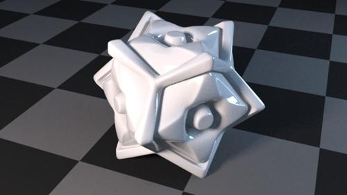 Cube-Star Doodle - Material Tests Object preview image